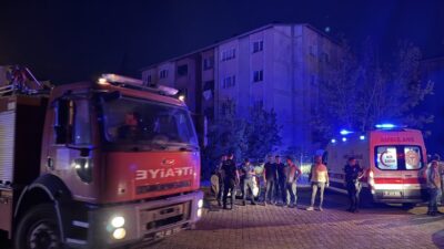 BİNGÖL (AA) – Bingöl'de bir apartman dairesinde çıkan yangında dumandan