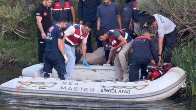 BİNGÖL (AA) – Bingöl'de bir kişi serinlemek için girdiği çayda