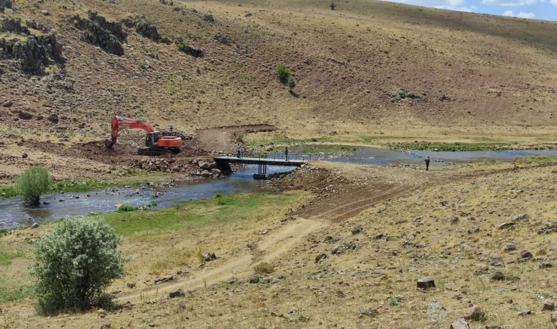 BİNGÖL (AA) – Bingöl'ün Karlıova ilçesinde besicilerin hayvanlarını meralara daha