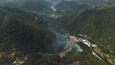KONJIC (AA) – Bosna Hersek'in güneyindeki Konjic'te çıkan orman yangınlarına