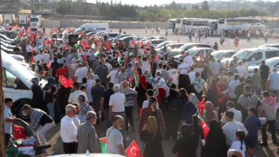 GAZİANTEP (AA) – Bosna-Hersek'in Srebrenitsa kentinden yola çıkan "Filistin Konvoyu"