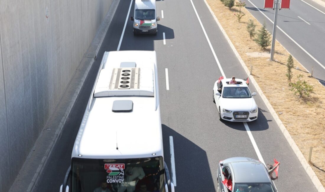MARDİN (AA) – Bosna Hersek'in Srebrenitsa kentinden yola çıkan "Filistin