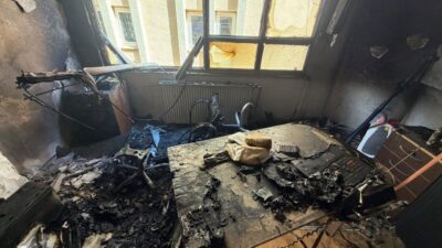 BURDUR (AA) – Burdur'un Gölhisar ilçesinde belediye binasında çıkan yangın