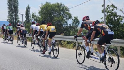 BURDUR (AA) – Burdur'da Yeşilay Türkiye Yol Bisikleti Şampiyonası ikinci