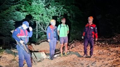 BURSA (AA) – Bursa'nın Kestel ilçesinde bisikletiyle çıktığı ormanlık alanda