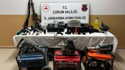 ÇORUM (AA) – Çorum'un Alaca ilçesinde jandarma ekiplerince düzenlenen operasyonda,