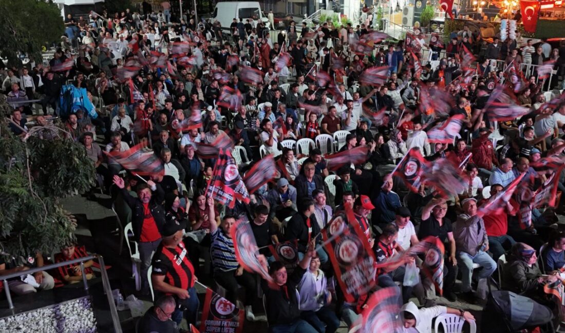ÇORUM (AA) – Çorum'un Sungurlu ilçesinde vatandaşlar, Trendyol Süper Lig'in