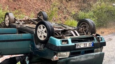 DENİZLİ (AA) – Denizli'nin Acıpayam ilçesinde, otomobilin takla atması sonucu