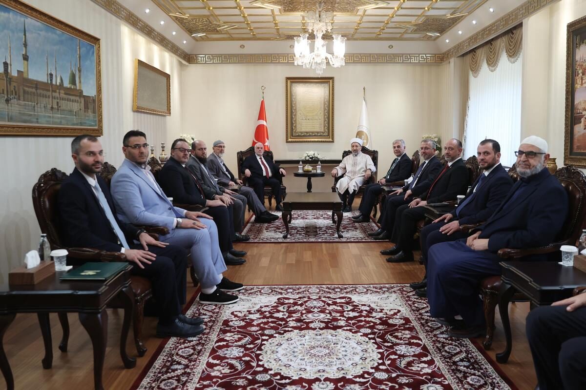 ANKARA (AA) – Diyanet İşleri Başkanı Safi Arpaguş, Suriye Vakıflar
