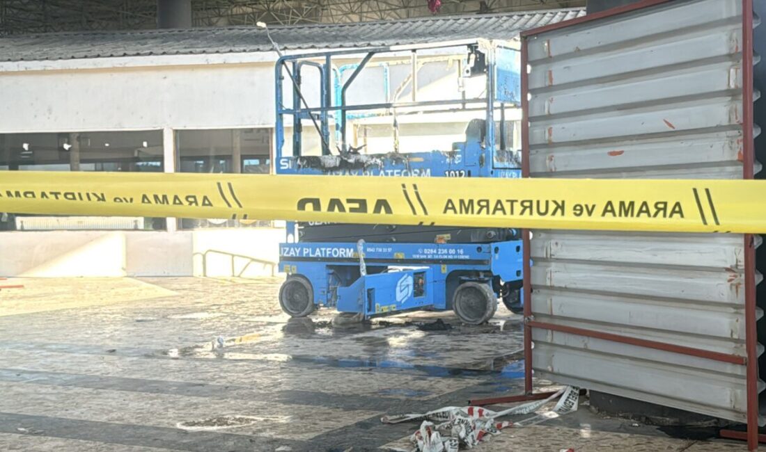 EDİRNE (AA) – Edirne'de tinerin alev alması sonucu boya yapan