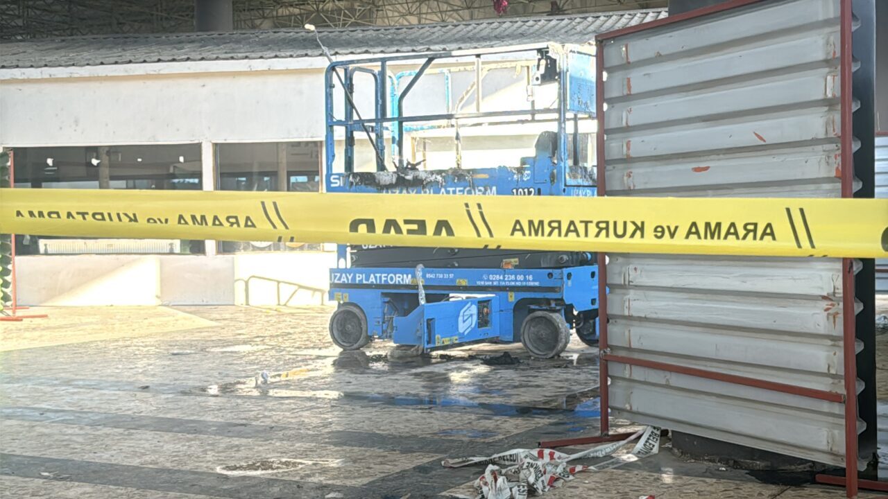 EDİRNE (AA) – Edirne'de tinerin alev alması sonucu boya yapan
