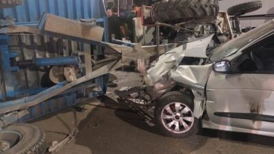 ELAZIĞ (AA) – Elazığ'da üç aracın karıştığı zincirleme trafik kazasında