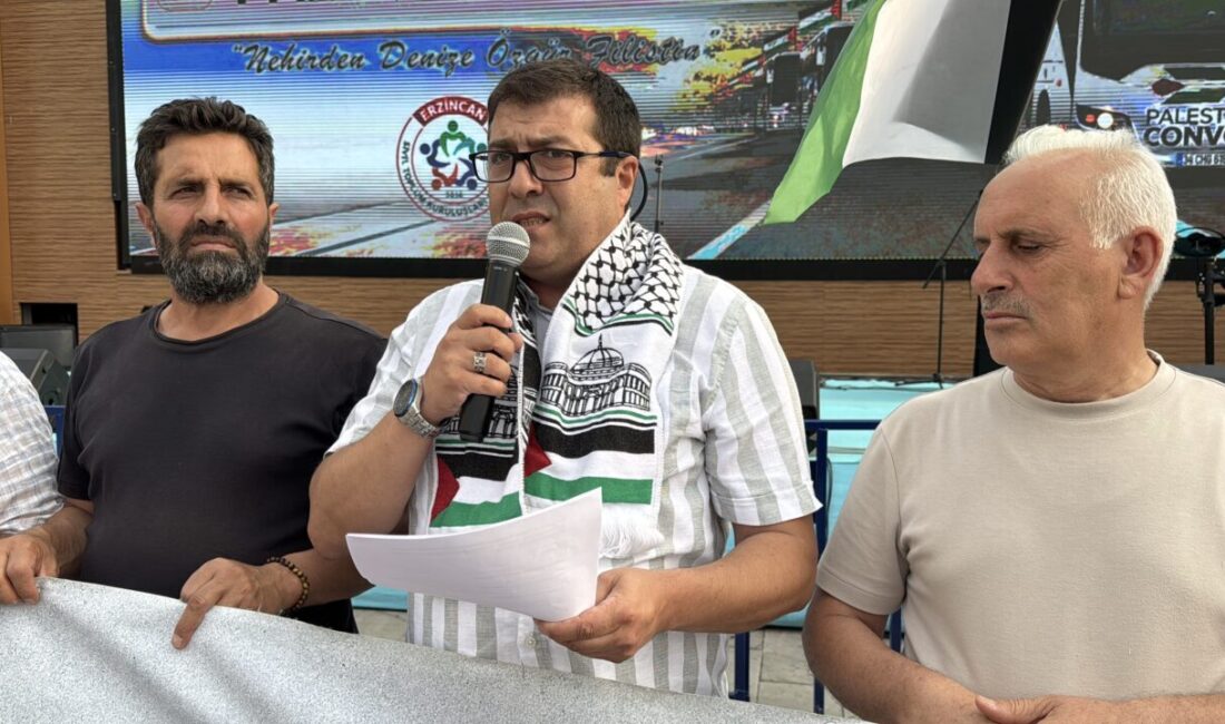 ERZİNCAN (AA) – Bosna-Hersek'in Srebrenitsa kentinden Filistin'e ulaşmak için yola