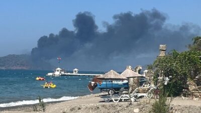MUĞLA (AA) – Muğla'nın Fethiye ilçesinde günlük tur teknesinde çıkan