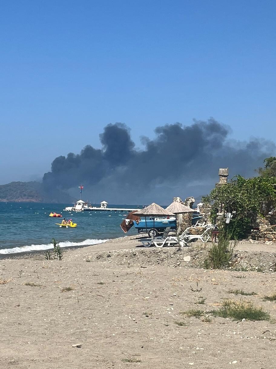 MUĞLA (AA) – Muğla'nın Fethiye ilçesinde günlük tur teknesinde çıkan
