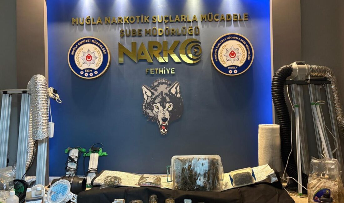 MUĞLA (AA) – Muğla'nın Fethiye ilçesinde düzenlenen uyuşturucu operasyonunda gözaltına