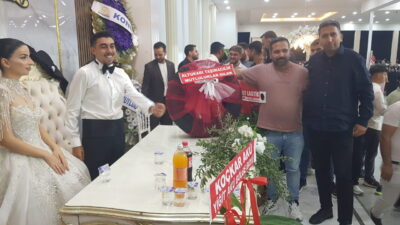 GAZİANTEP (AA) – ​​​​​​​Gaziantep'in İslahiye ilçesindeki bir düğünde gelin ve