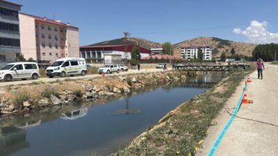 KAHRAMANMARAŞ (AA) – Kahramanmaraş'ın Göksun ilçesinde dengesini kaybedip çaya düşen