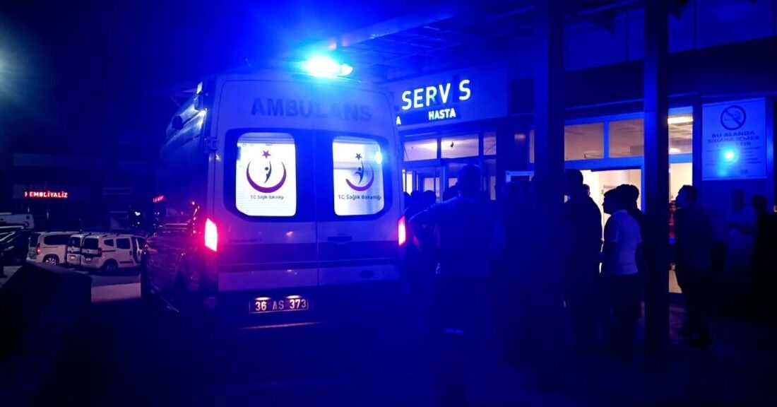 KARS (AA) – Kars'ın Kağızman ilçesinde kolu patoz makinesine sıkışan