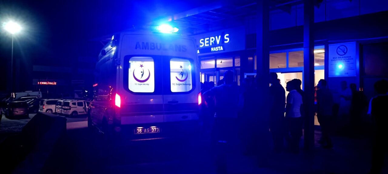 KARS (AA) – Kars'ın Kağızman ilçesinde kolu patoz makinesine sıkışan