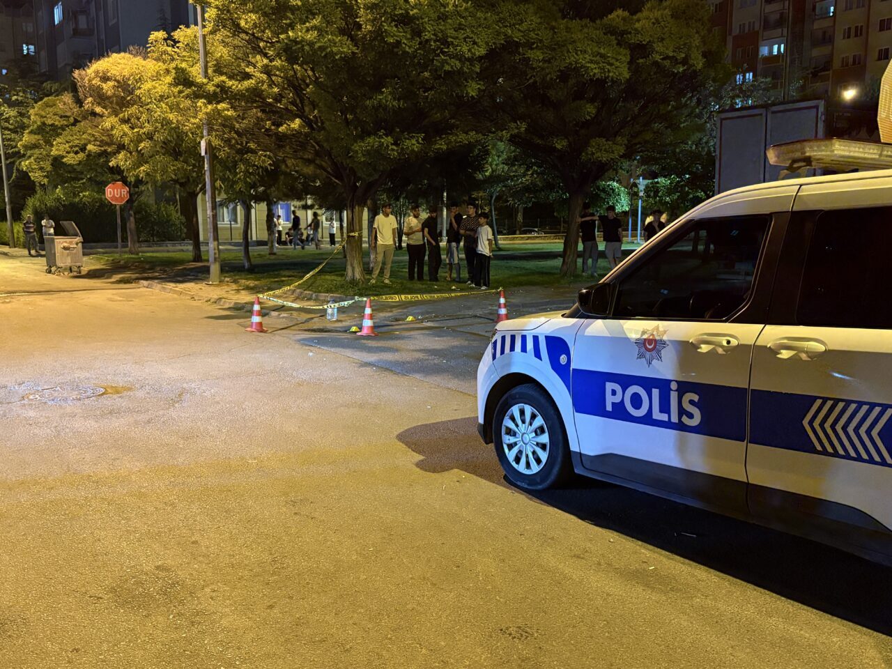 KAYSERİ (AA) – Kayseri'nin merkez Melikgazi ilçesinde bir parkta çıkan