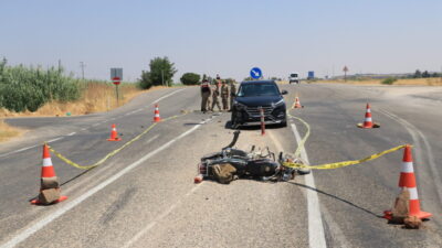 KİLİS (AA) – Kilis'te otomobil ile motosikletin çarpıştığı kazada 1