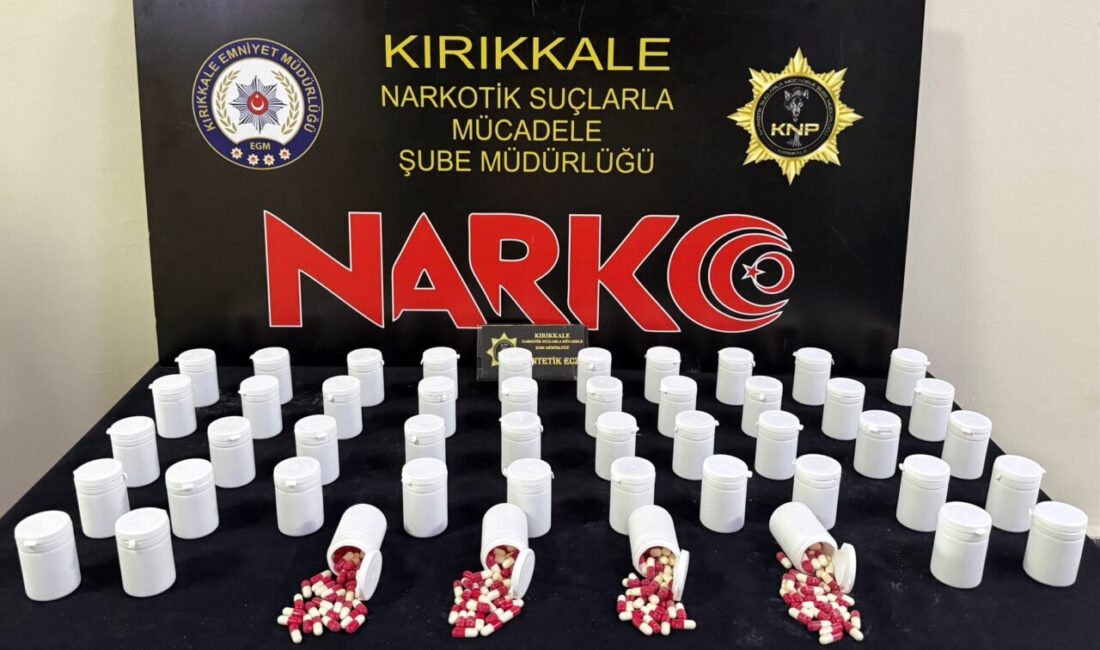 KIRIKKALE (AA) – Kırıkkale’de düzenlenen uyuşturucu operasyonunda 2 bin 762
