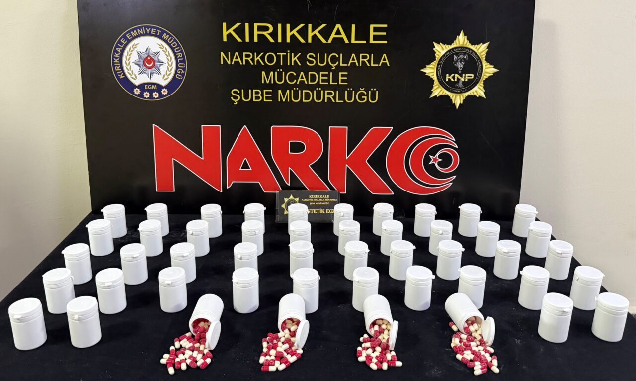 KIRIKKALE (AA) – Kırıkkale’de düzenlenen uyuşturucu operasyonunda 2 bin 762