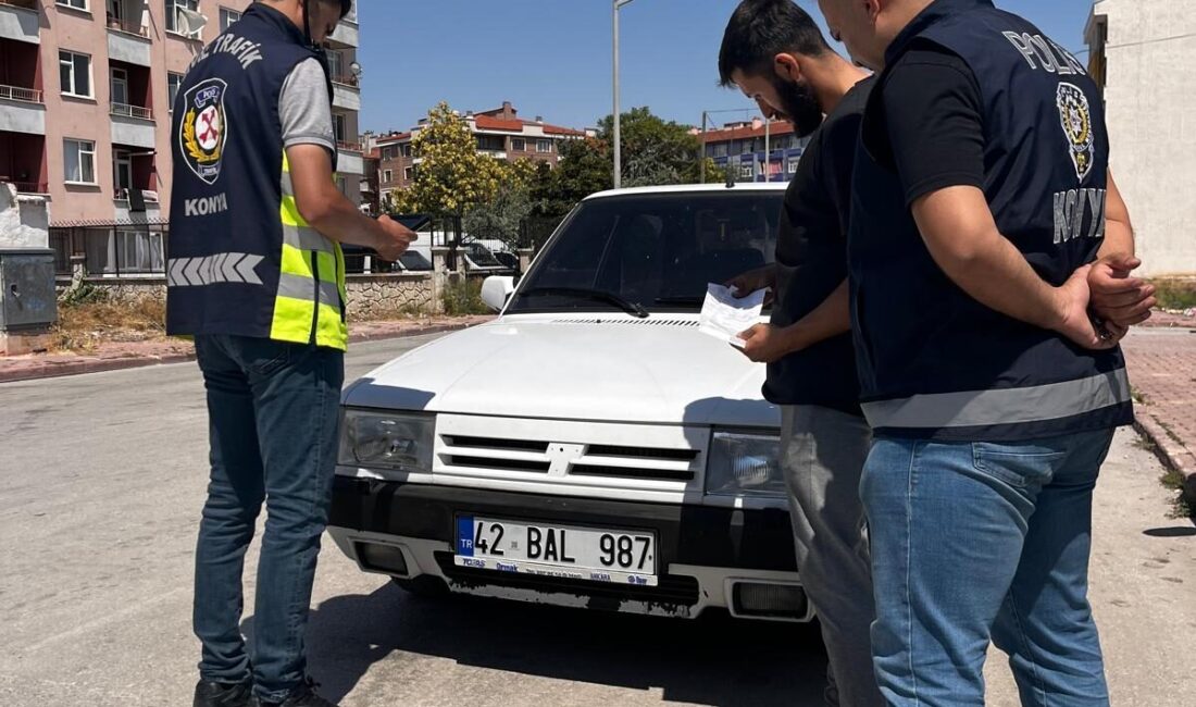 KONYA (AA) – Konya'da drift yapan sürücüye 140 bin lira