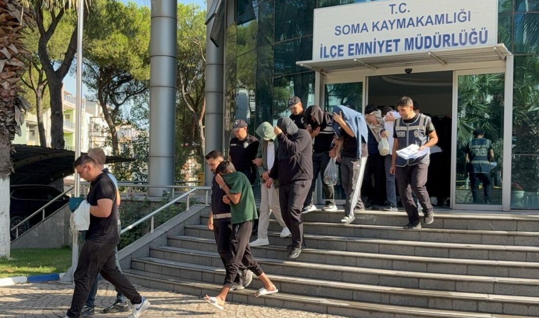 MANİSA (AA) – Manisa merkezli 5 ilde suç örgütüne yönelik
