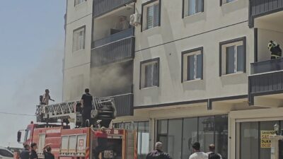MARDİN (AA) – Mardin'in Nusaybin ilçesinde bir apartman dairesinde çıkan