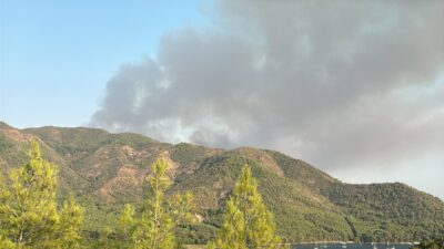 MUĞLA (AA) – Muğla'nın Marmaris ilçesinde çıkan orman yangınına müdahale