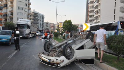 MERSİN (AA) – Mersin'in Silifke ilçesinde tırla çarpışan otomobildeki anne