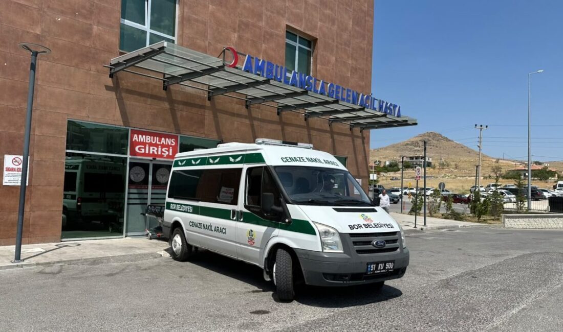 NİĞDE (AA) – Niğde'de yabancı uyruklu bir kişi dinlenme tesisinde