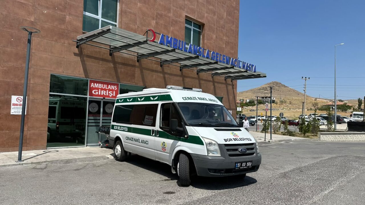 NİĞDE (AA) – Niğde'de yabancı uyruklu bir kişi dinlenme tesisinde
