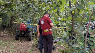 ORDU (AA) – Ordu'nun Altınordu ilçesinde tarım aracının devrilmesi sonucu