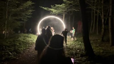 KOCAELİ (AA) – Kocaeli'deki Ormanya Doğal Yaşam Parkı'nda düzenlenen gece