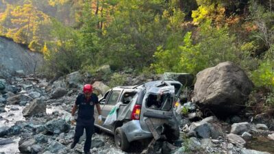 OSMANİYE (AA) – Osmaniye'de otomobilin uçuruma yuvarlanması sonucu 1 kişi