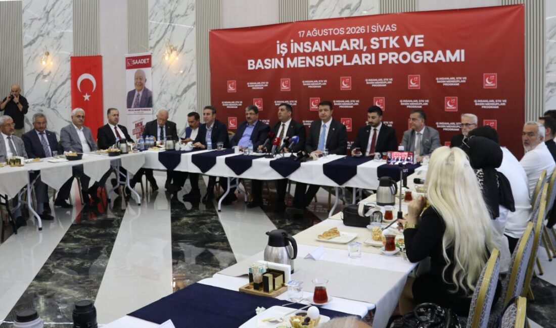 SİVAS (AA) – Saadet Partisi Genel Başkanı Mahmut Arıkan, Sivas'ta