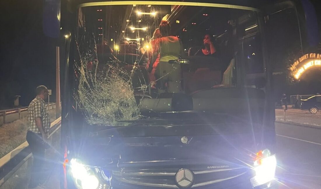 SAMSUN (AA) – Samsun'un Bafra ilçesinde tur otobüsünün çarptığı 17