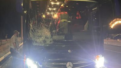 SAMSUN (AA) – Samsun'un Bafra ilçesinde tur otobüsünün çarptığı 17