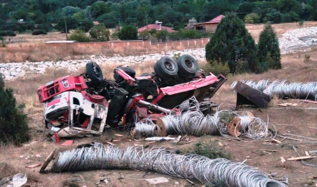 SİNOP (AA) – Sinop'un Boyabat ilçesinde vincin devrilmesi sonucu 1