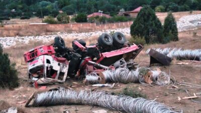 SİNOP (AA) – Sinop'un Boyabat ilçesinde vincin devrilmesi sonucu 1