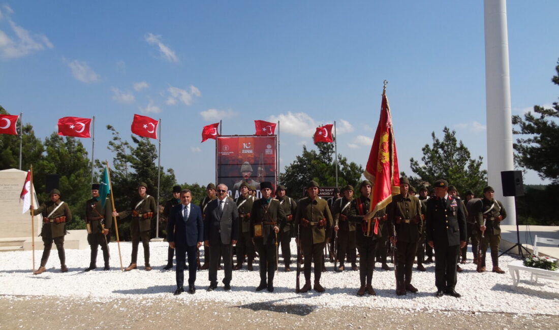 - Tören kapsamında Anafartalar Sahil Yolu'nda yeniden ihya edilen Arıburnu