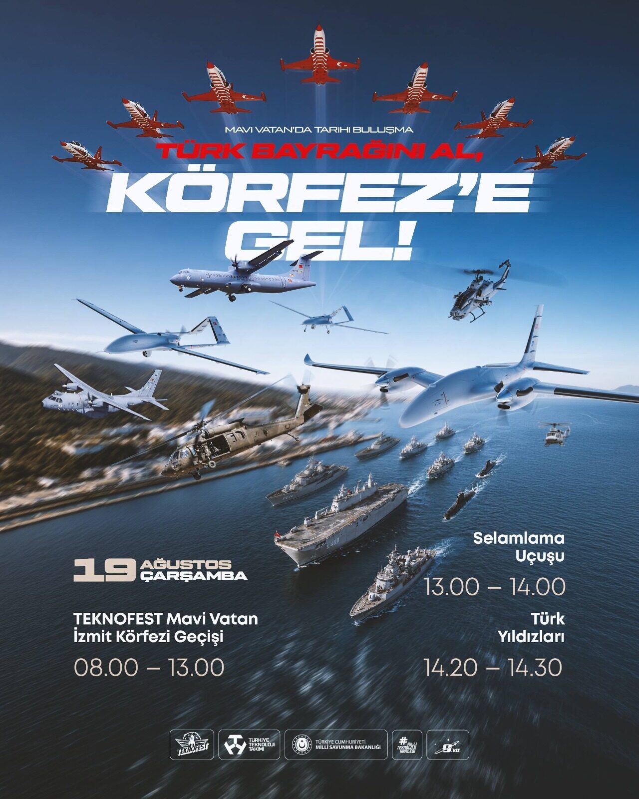 - TCG Anadolu, TCG Heybeliada, TCG Derya ve TCG Preveze'nin