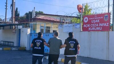 UŞAK (AA) – Uşak'ta, hakkında 26 yıl 15 gün kesinleşmiş