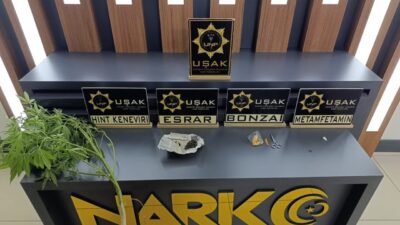 UŞAK (AA) – Uşak'ta uyuşturucu veya uyarıcı madde imal ve