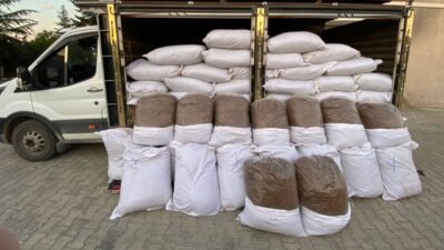 YOZGAT (AA) – Yozgat'ın Sorgun ilçesinde düzenlenen operasyonda 1 ton