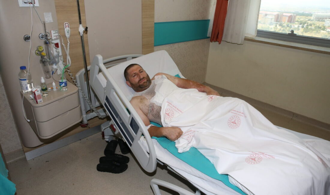 ERZURUM (AA) – Erzincan'da çalıştığı inşaatta yüksek gerilim hattının manyetik
