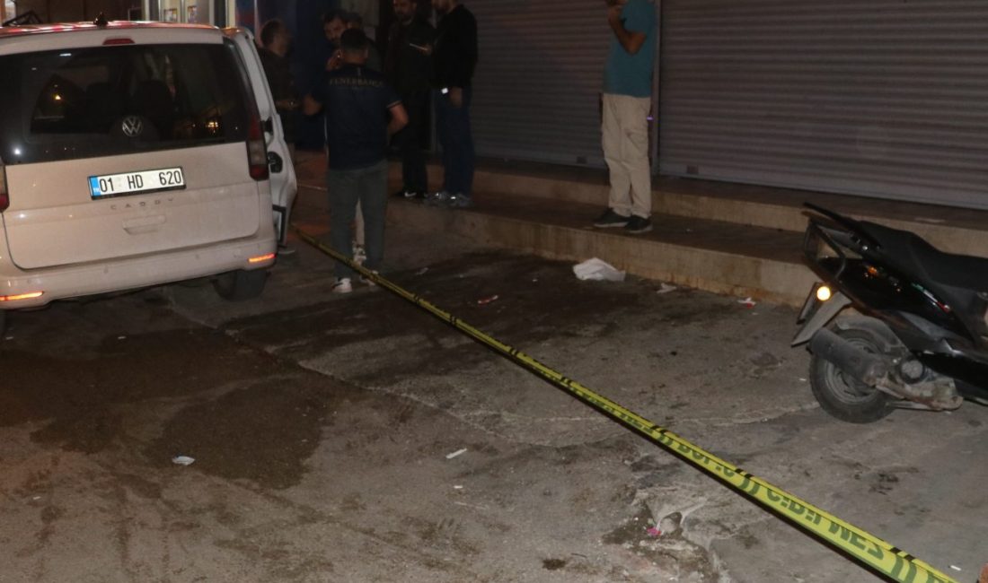 ADANA (AA) – Adana'nın Seyhan ilçesindeki iş yerinde silahlı saldırıya